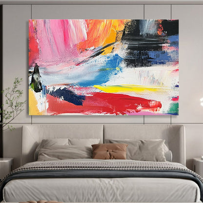 Bold Color Block Abstraction Art for Modern Art Gallery & Trendy Office SC437
