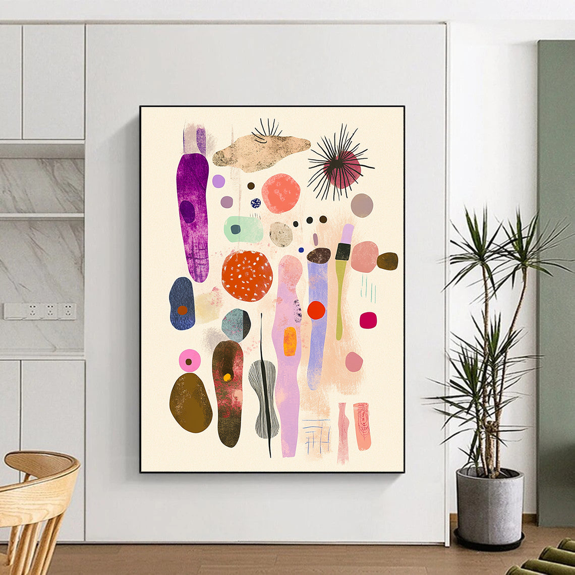 Whimsical Abstract Shapes for Quirky Home Kids’ Room & Art - Centric Community Center STSC1049