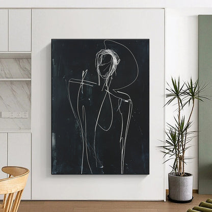 Abstract Figure Sketch for Avant - Garde Art Studio & Edgy Urban Loft STSC977