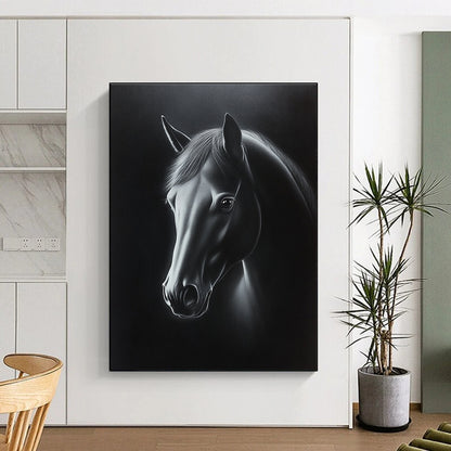 Realistic Horse Portrait for Equestrian Clubhouse & Luxury Home Study STSC1076