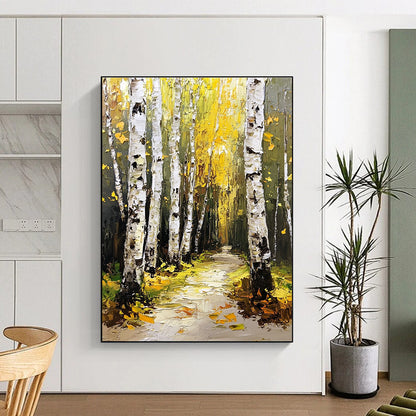 Autumn Birch Forest for Rustic Dining Room & Fall - Themed Café STSC1272