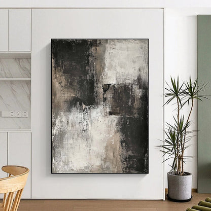 Industrial Gray Abstract Art for Loft & Gallery STSC069