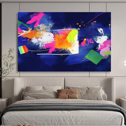 Neon Color Splash Art for Trendy Nightclub & Creative Studio SC460