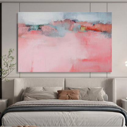 Pink - Tone Abstract Ambiance Art for Cozy Girls’ Lounge DLZ2871
