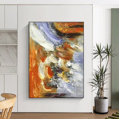 Colorful Abstract Fusion Art for Creative Studio & Modern Café DLZ1460