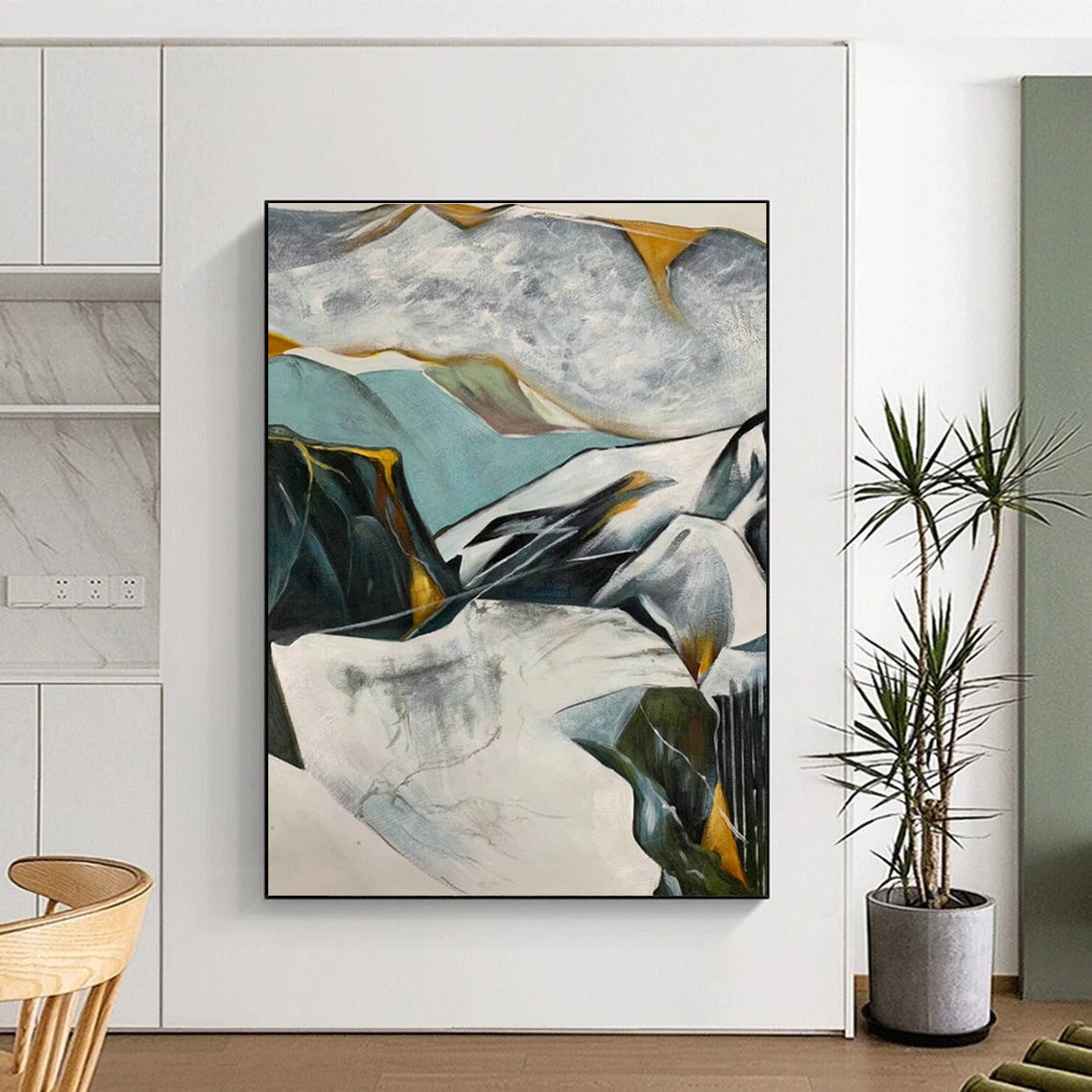 Color - Ink Landscape Abstract Art for Living Room & Hallway DLZ0493