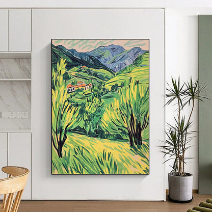 Green Mountain Village for Rustic Home Dining Room & Cultural Art Center STSC1017