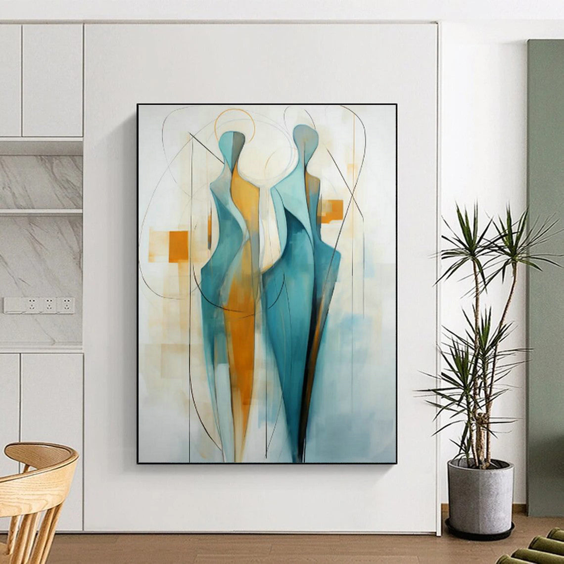 Abstract Human Forms Art for Bedroom & Hallway DLZ0305