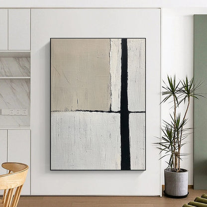 Minimalist Geometric in Black and White for Contemporary Office & Art Gallery STSC260