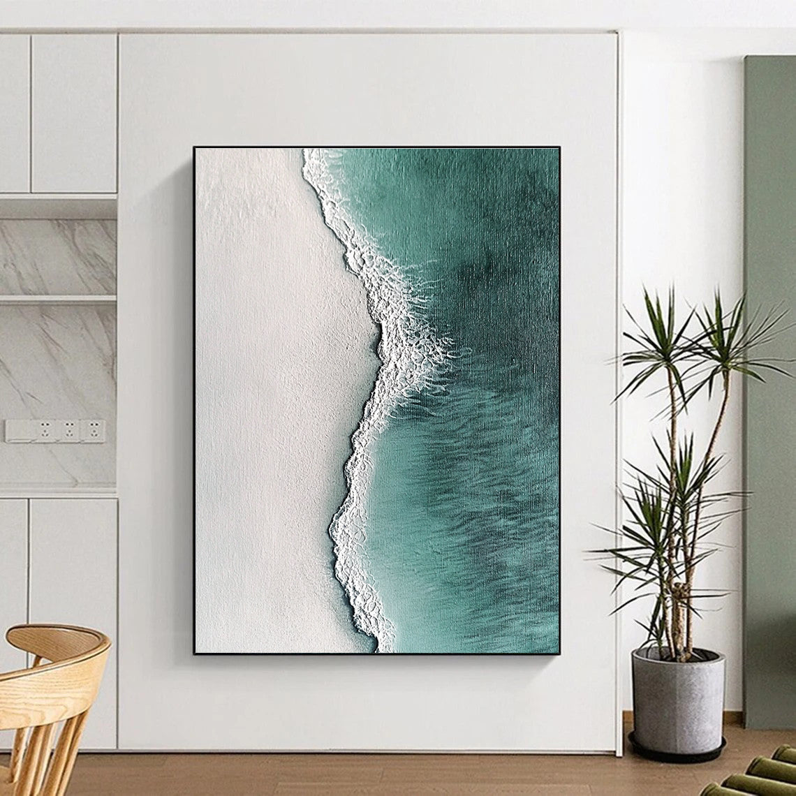 Aerial View of Turquoise Beach for Nautical - Themed Bedroom & Beachfront Café STSC532