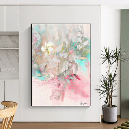 Dreamy Floral Watercolor Art for Wedding Venue & Home Bedroom DLZ1091
