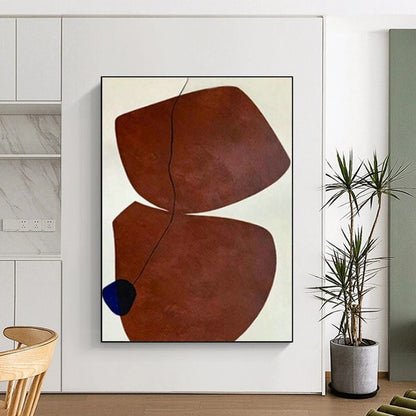 Organic Brown - White Art for Botanical Garden Café & Bedroom DLZ2019