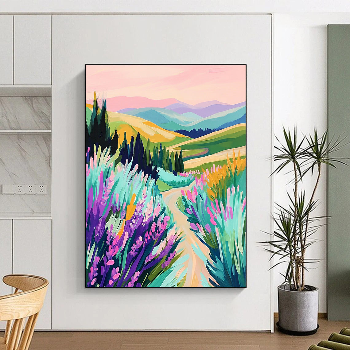 Colorful Landscape Path for Nature - Inspired Bedroom & Outdoor - Themed Café STSC1224