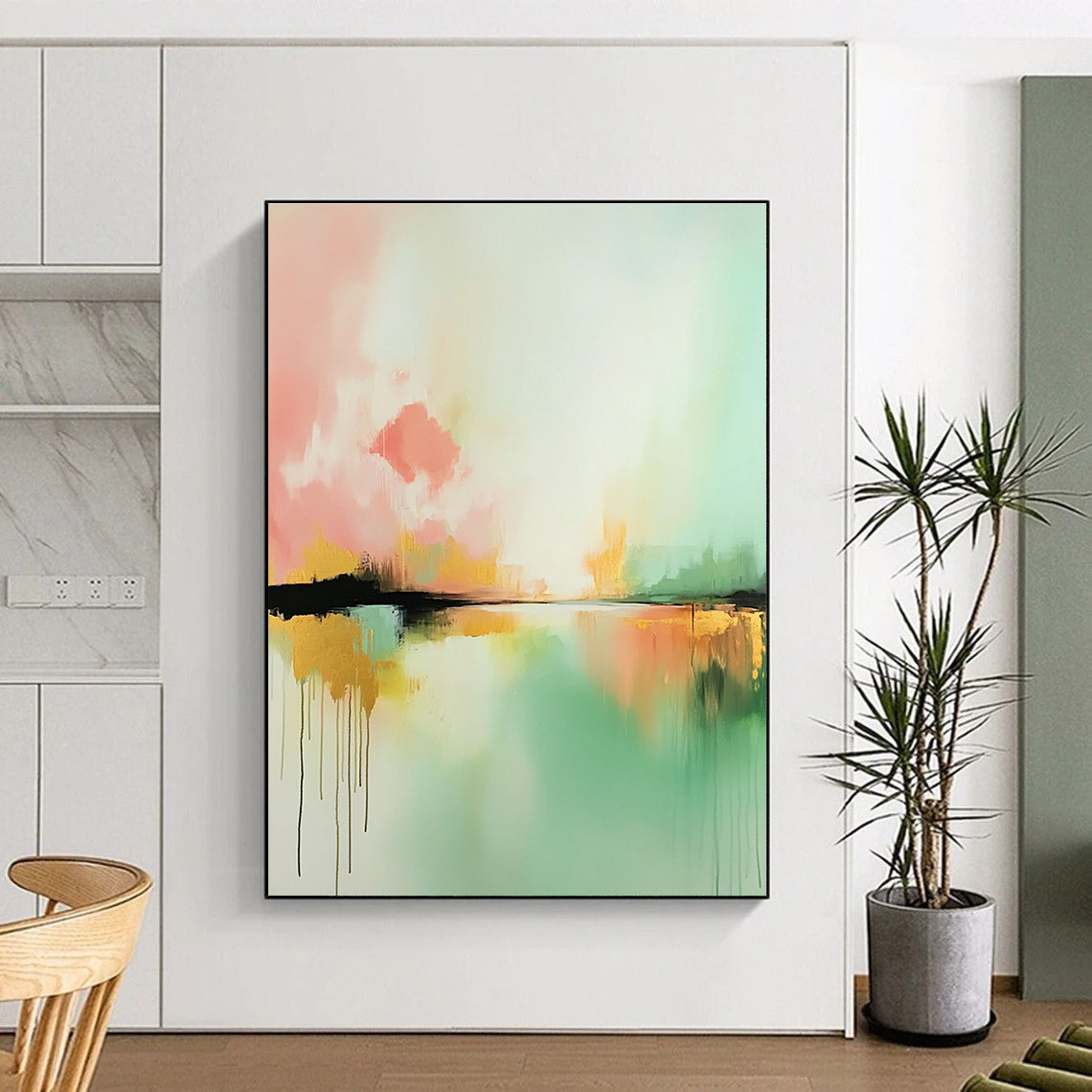 Colorful Dreamy Lake Art for Nursery & Creative Studio STSC086