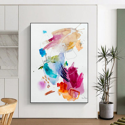 Watercolor Splash Abstract Art for Art Studio Creative Zones DLZ0085