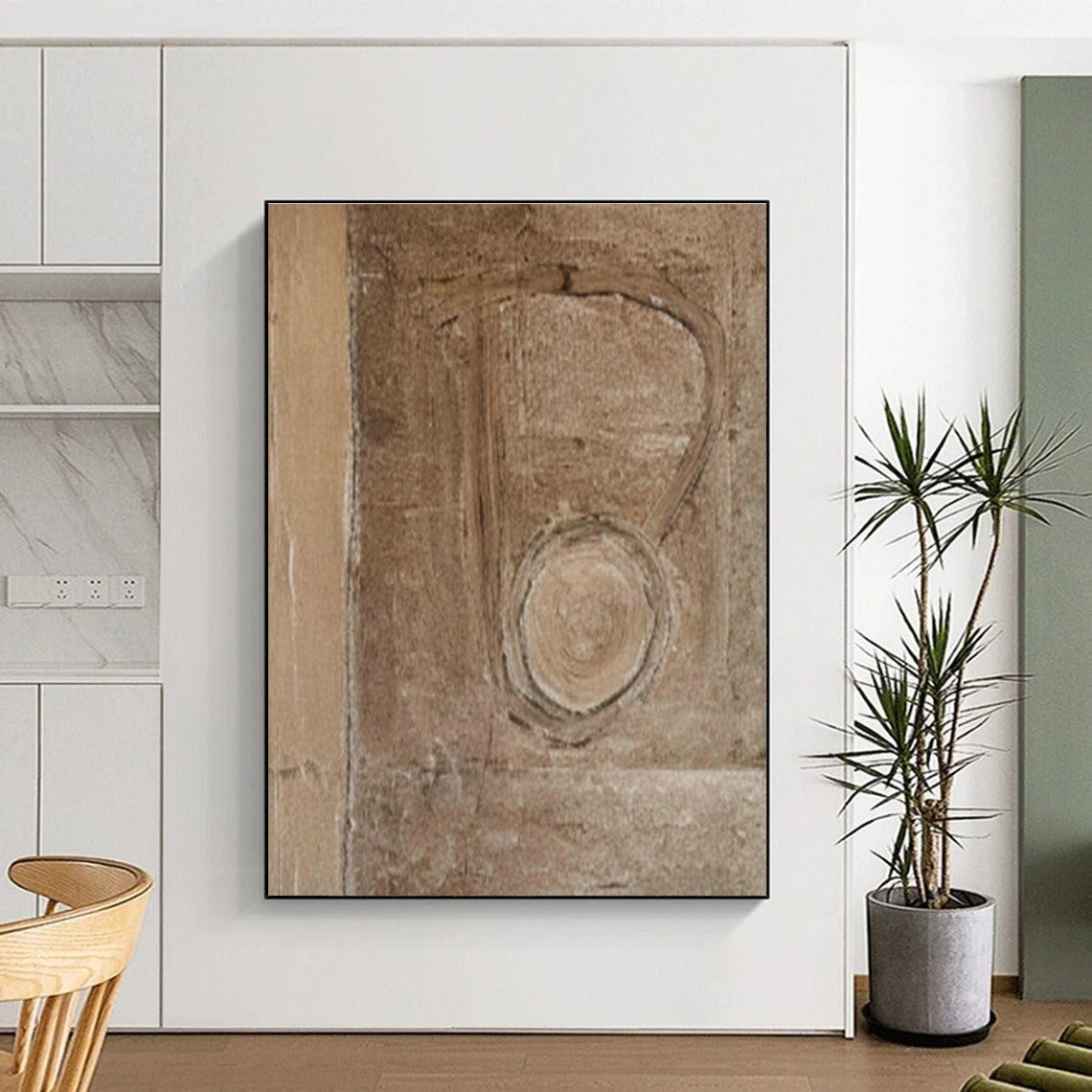 Abstract Wooden Mark Art for Rustic Home Decor & Art - Forward Studio DLZ2116