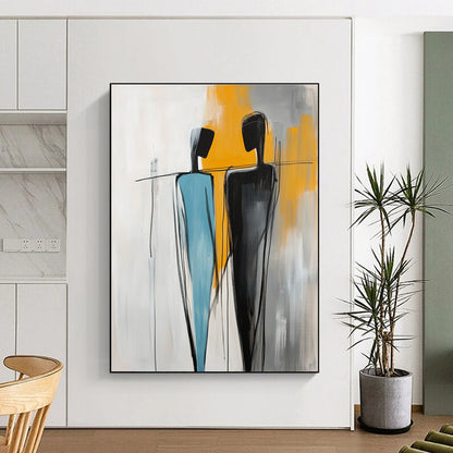 Abstract Two Figures for Creative Workplace & Modern Living Room STSC1146