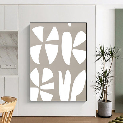 Geometric Flower Shapes for Minimalist Living Room & Modern Office Reception STSC1240