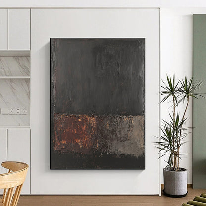 Dark Textured Abstract for Industrial Loft & Dramatic Living Room STSC621
