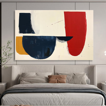 Color - Block Abstract Art for Modern Office Lobby & Contemporary Home Living Room SC490