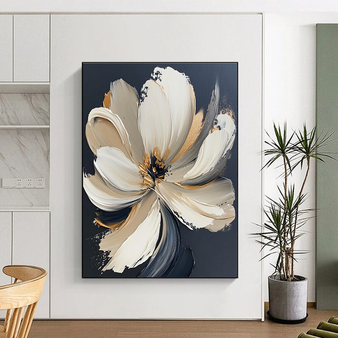 3D Floral Abstract for Sophisticated Bedroom & Upscale Dining Room STSC293