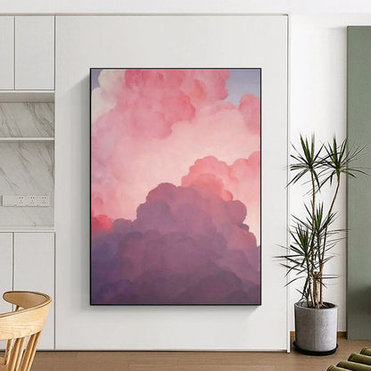 Dreamy Cloud Abstract Art for Nursery & Rooftop Lounge DLZ0593