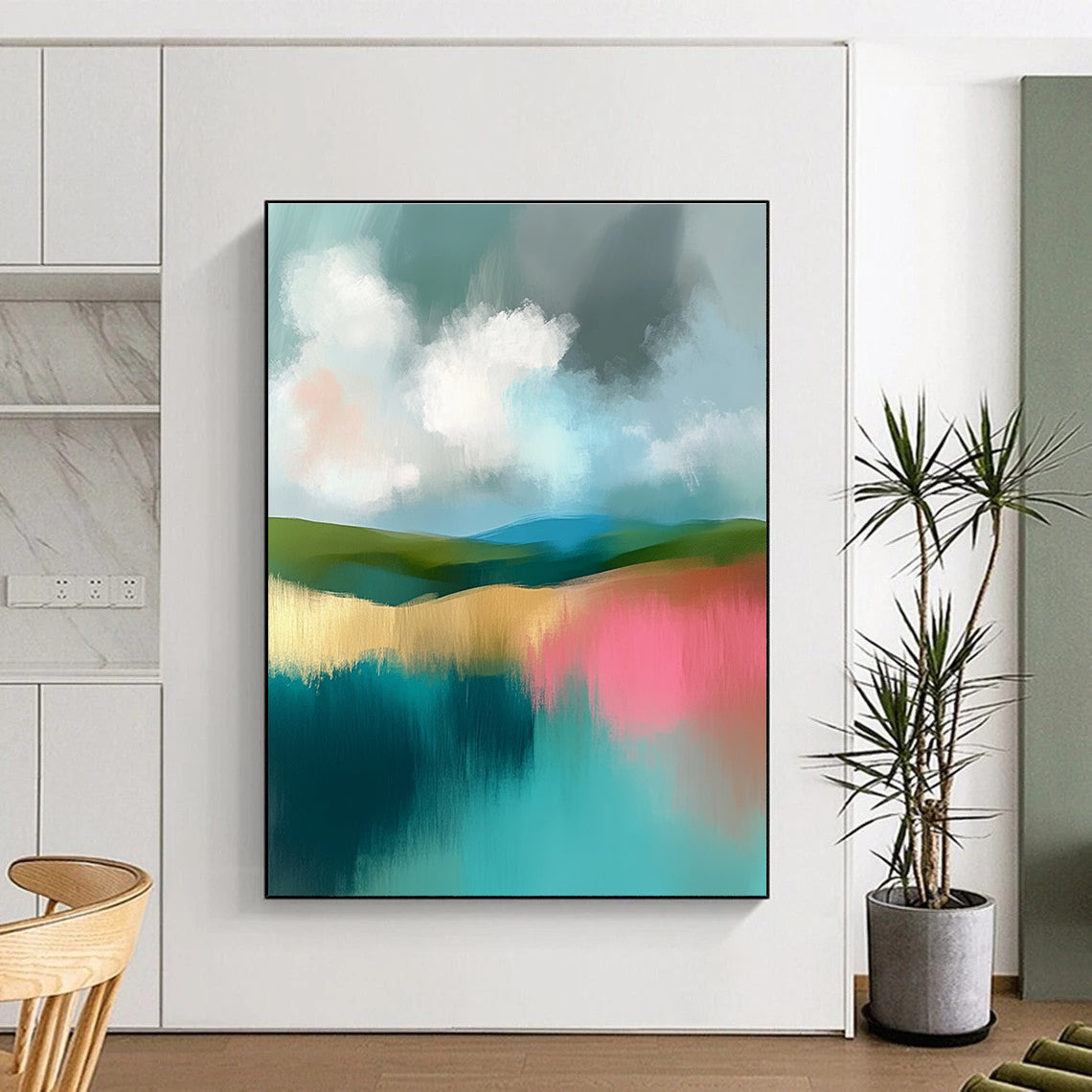 Pastel Landscape for Boutique Hotel & Café STSC107