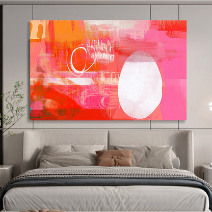 Dynamic Red Art: Ignite Creative Studio & Modern Office SC542