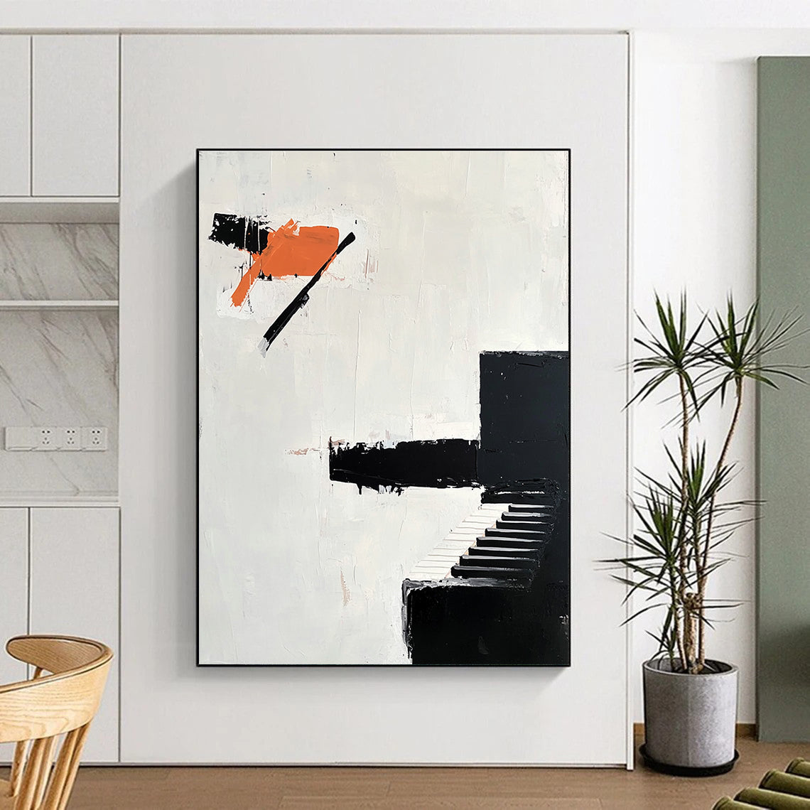 Abstract Piano Art for Music Room & Modern Art Bar STSC1089
