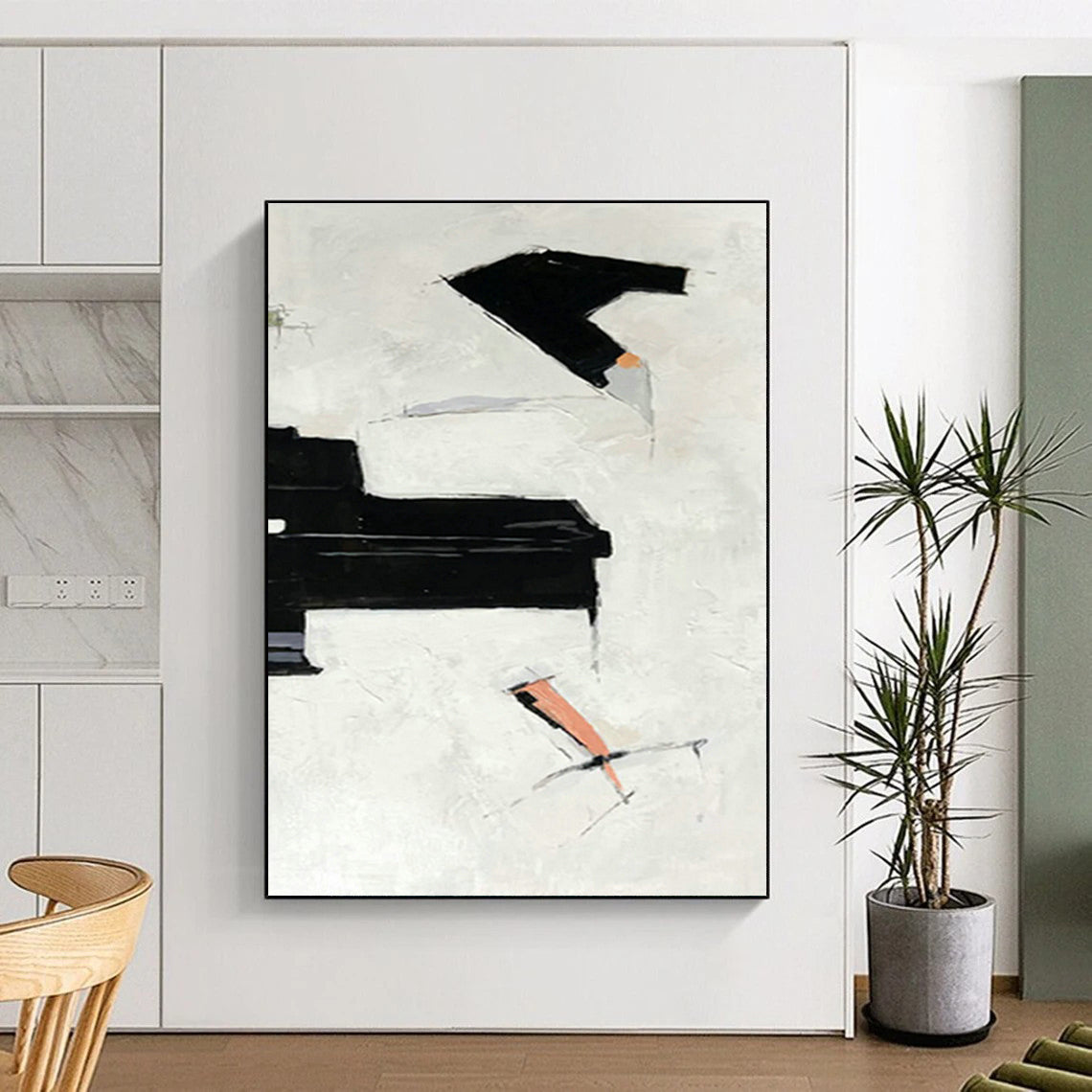 Minimalist Block Abstract Art  for Living Room & Office DLZ0508