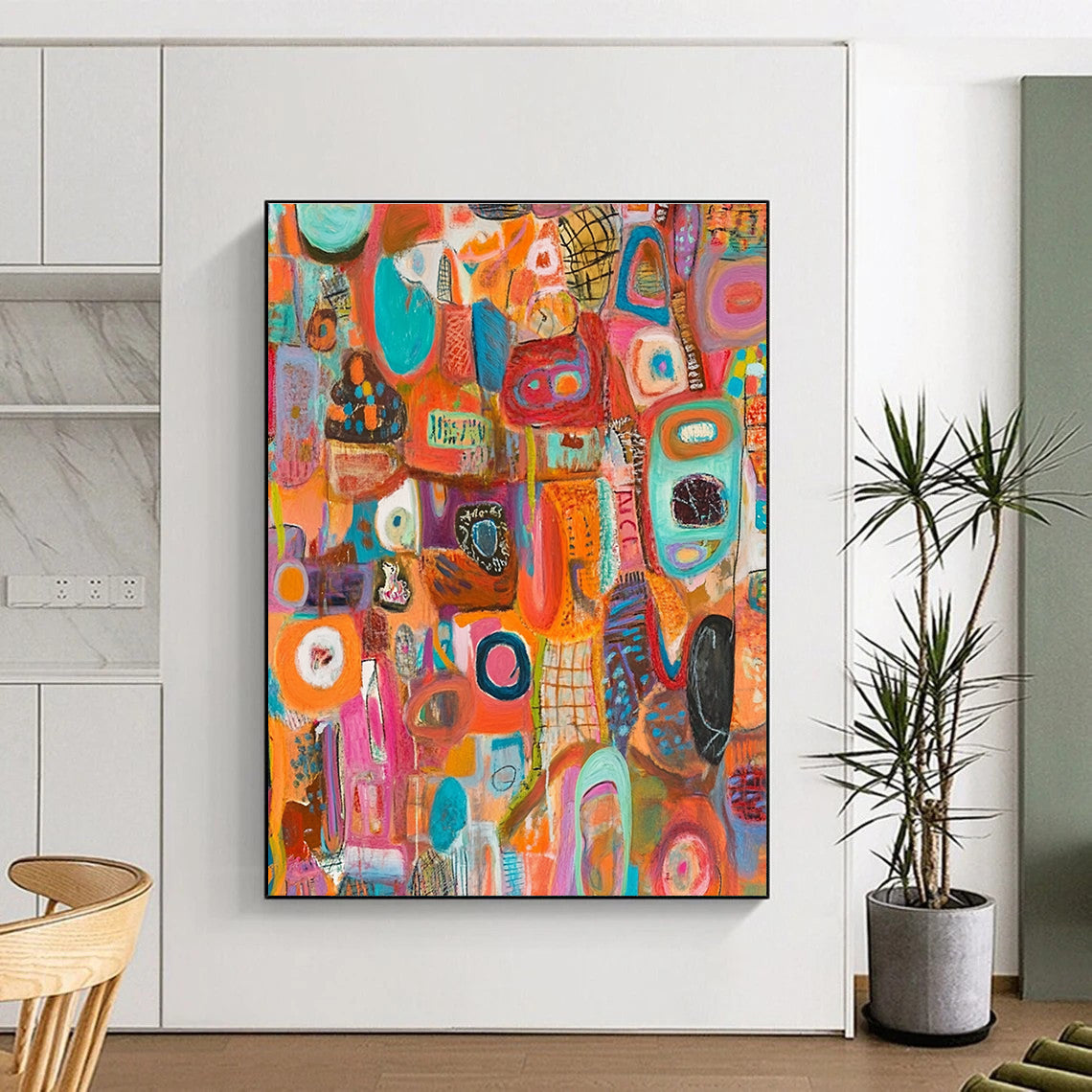 Abstract Colorful Shapes for Bohemian Café & Creative Studio STSC1221
