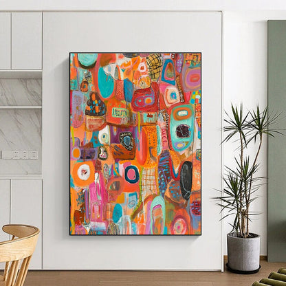 Abstract Colorful Shapes for Bohemian Café & Creative Studio STSC1221