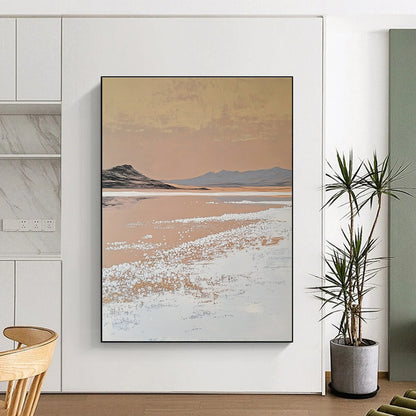 Desert Salt Lake Art for Bohemian - Style Gallery & Introspective Home Study STSC1435