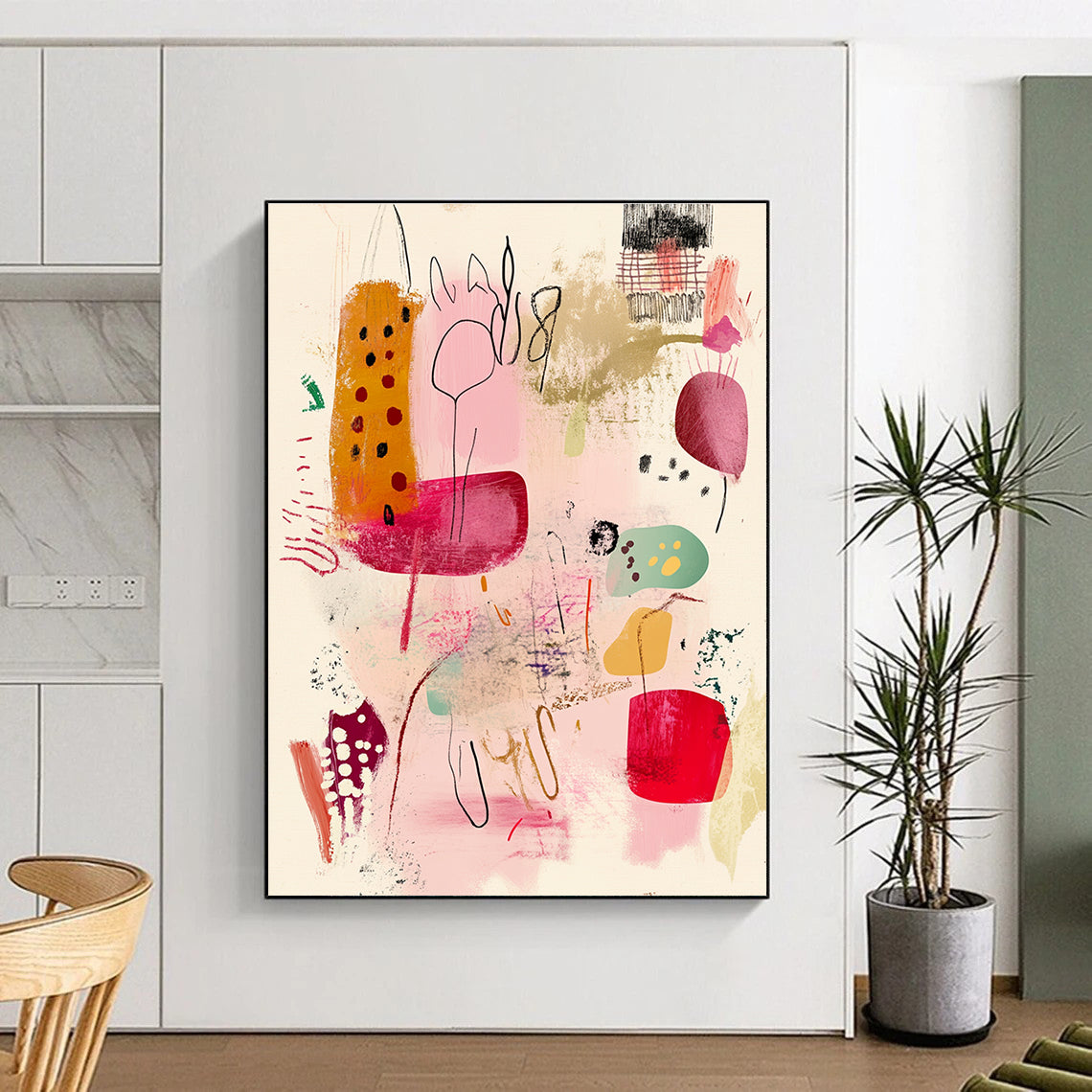 Colorful Abstract Shapes for Bohemian Café & Playful Kids’ Area STSC1193