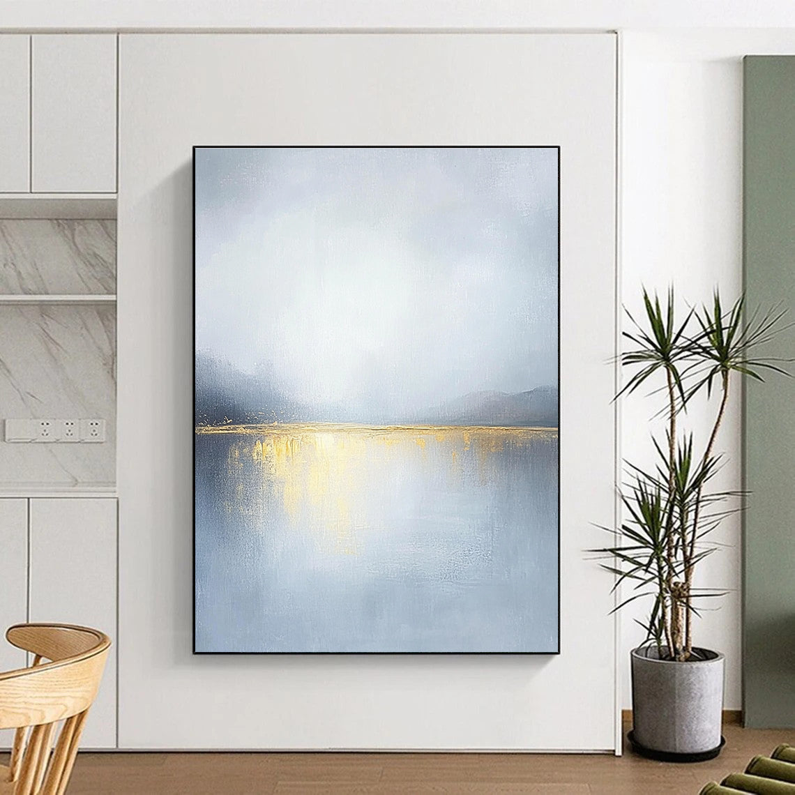 Minimalist Golden Lake for Serene Bedroom & Luxury Spa Retreat STSC271