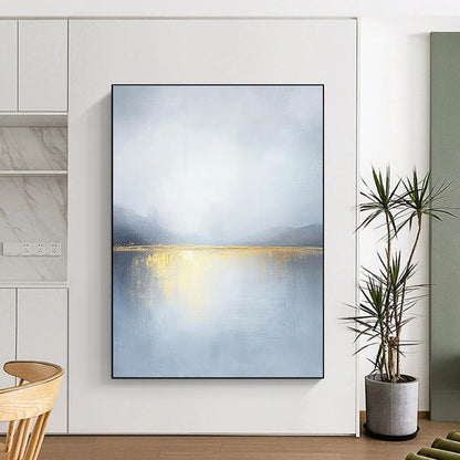 Minimalist Golden Lake for Serene Bedroom & Luxury Spa Retreat STSC271