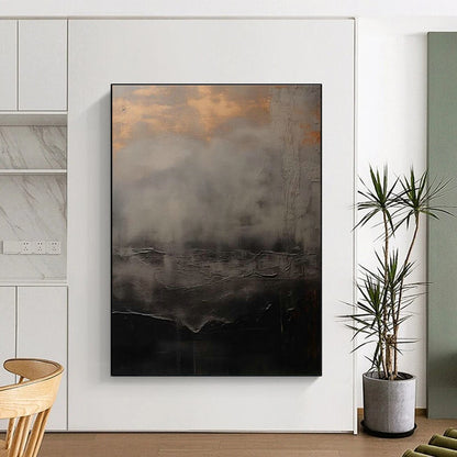Misty Landscape Art for Luxury Spa & Meditation Room DLZ2362