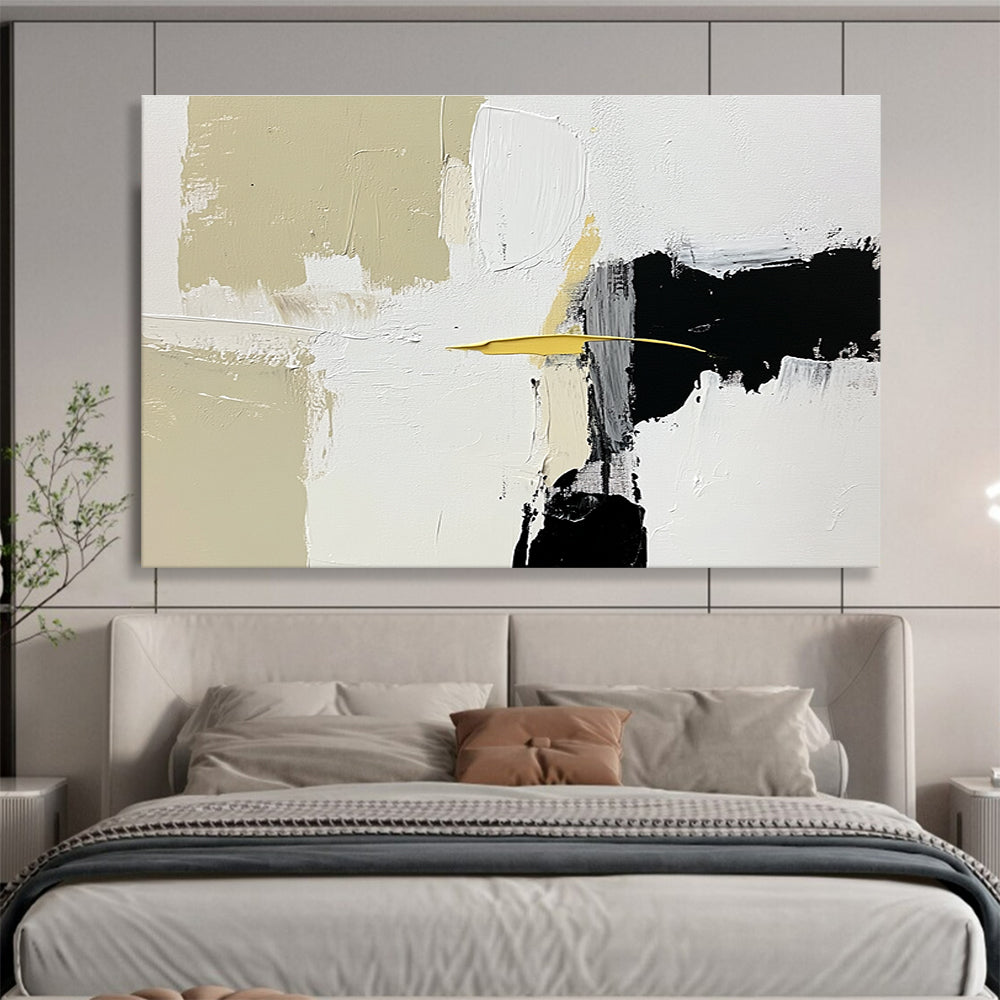 Abstract Neutral Palette Art for Minimalist Living Room & Modern Office Lounge SC206