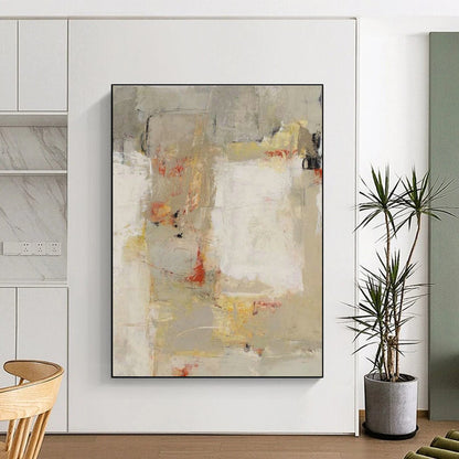 Abstract Neutral - Toned Art for Minimalist Office & Calming Waiting Room DLZ1431