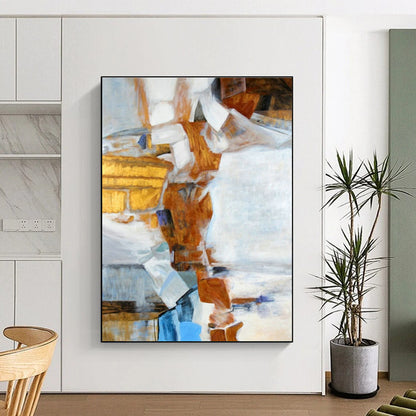 Geometric Color - Block Abstract for Modern Office Lobby & Creative Coworking Space DLZ0944