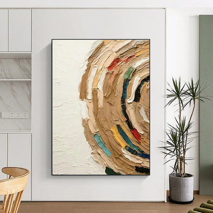 Colorful Textured Abstract Art for Art Studio & Home Creative Nook DLZ1125