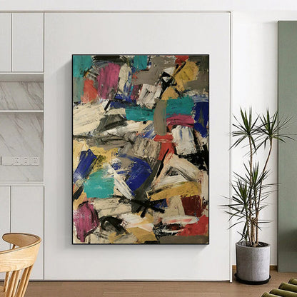 Color - Clash Abstract Art for Trendy Nightclub & Art School Hallway DLZ1046