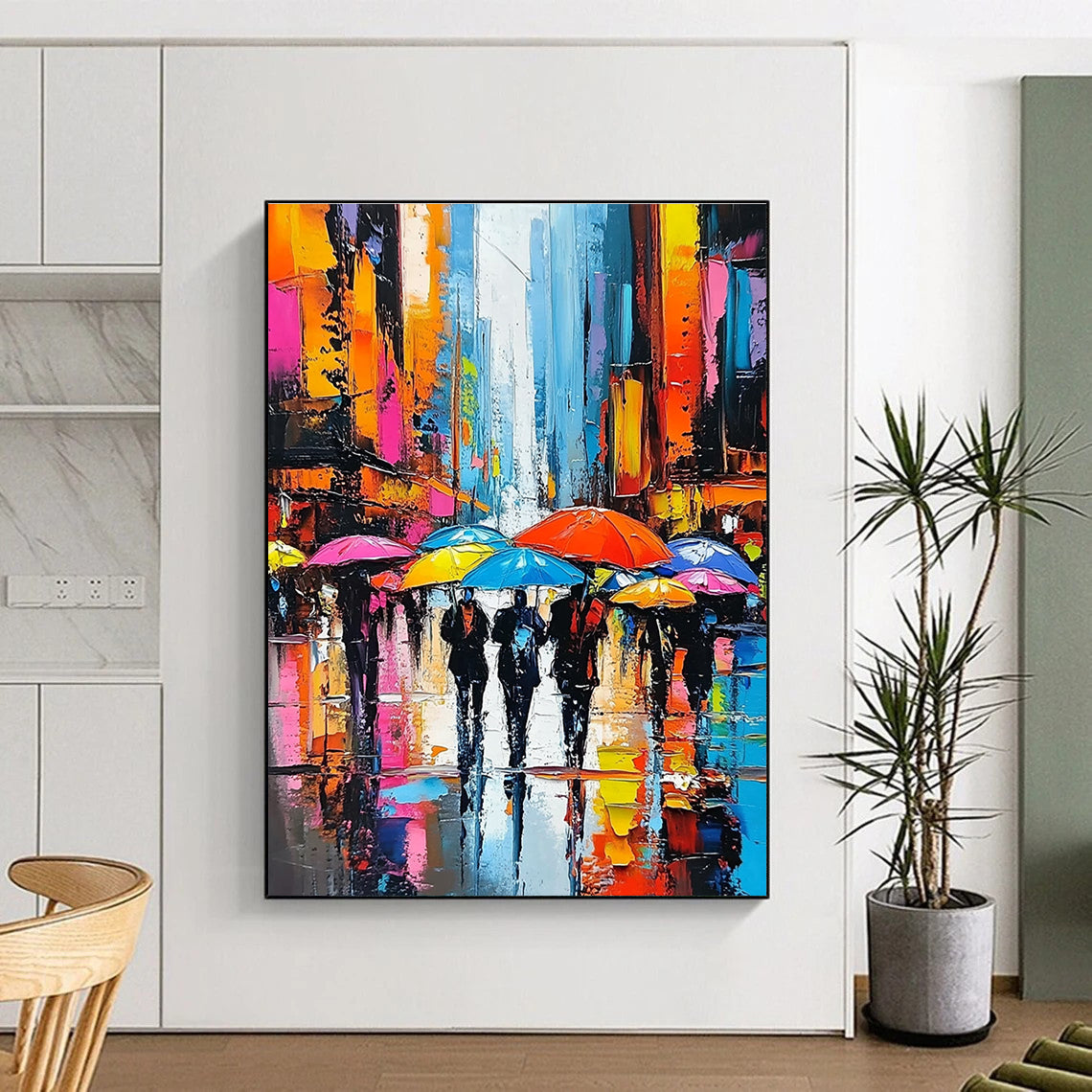 Colorful Umbrella Street for Urban Café & Modern Living Room STSC850