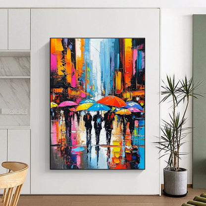 Colorful Umbrella Street for Urban Café & Modern Living Room STSC850
