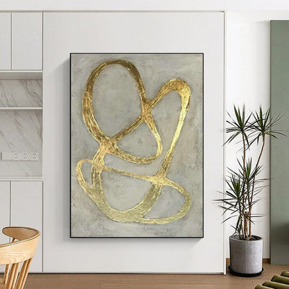 Modern Black - White Abstract Art for Hotel Lobby & Home Library DLZ2001