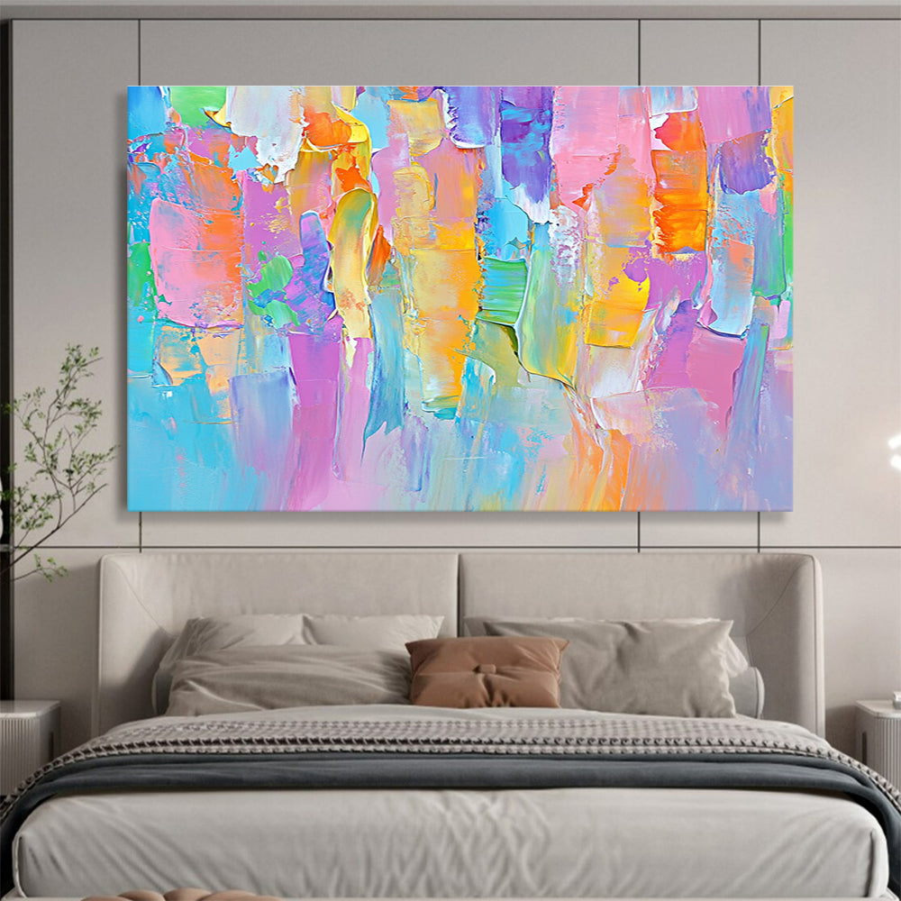 Vibrant Color Blocks Art for Trendy Retail Store & Art Gallery Pop - Up SC185