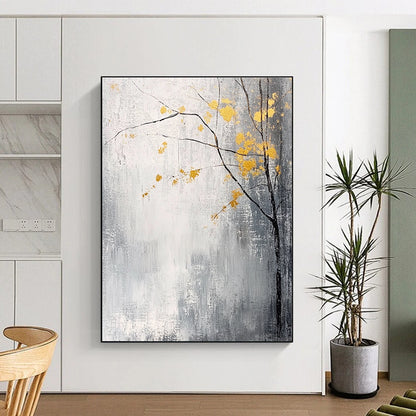 Grey and Gold Tree Branches for Scandinavian - Style Home & Nature - Themed Café STSC395