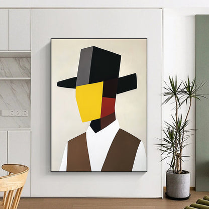 Cubist Portrait Art for Art Gallery & Creative Workplace STSC1082