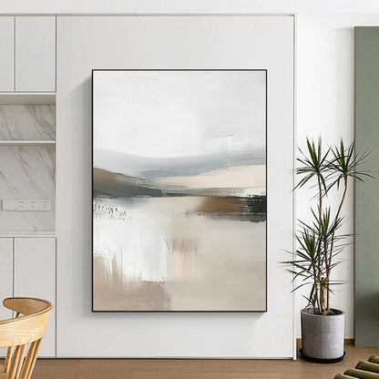 Minimalist Landscape Abstract Art for Modern Office Lounge & Zen - Themed Hotel Room DLZ0722