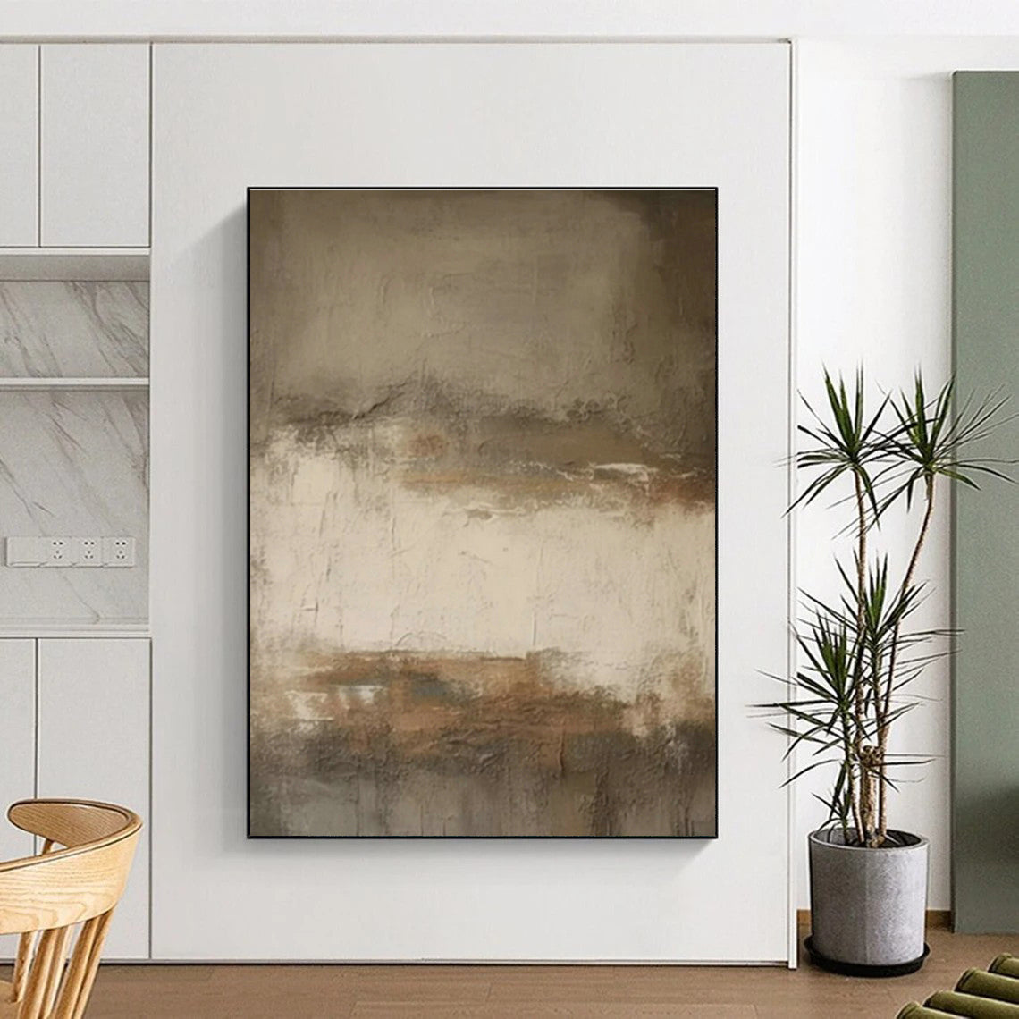 Monochrome Textured Abstract for Industrial - Chic Restaurant & Rustic Warehouse Studio DLZ1586